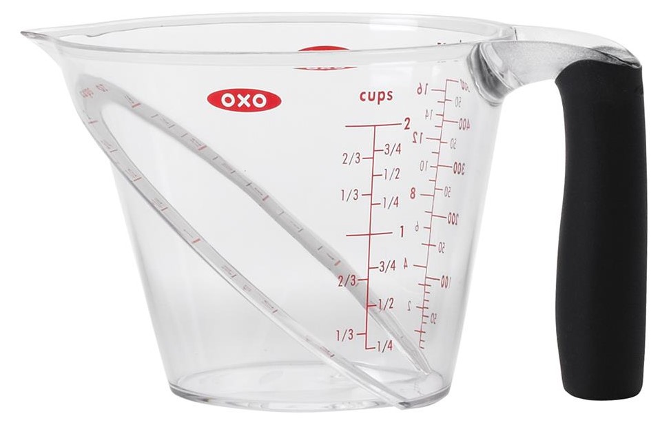 OXO angled measuring cup.